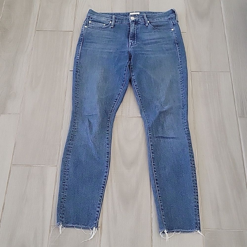 Mother The Looker Ankle Fray size 25
